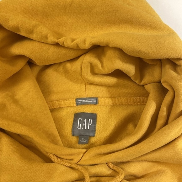 DAP (GAP) MEN YELLOW HOODIE. SIZE-XL. - Picture 3 of 10
